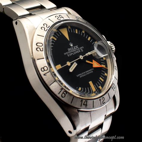 rolex explorer ii orange hand 1655|rolex explorer ii diamond bezel.